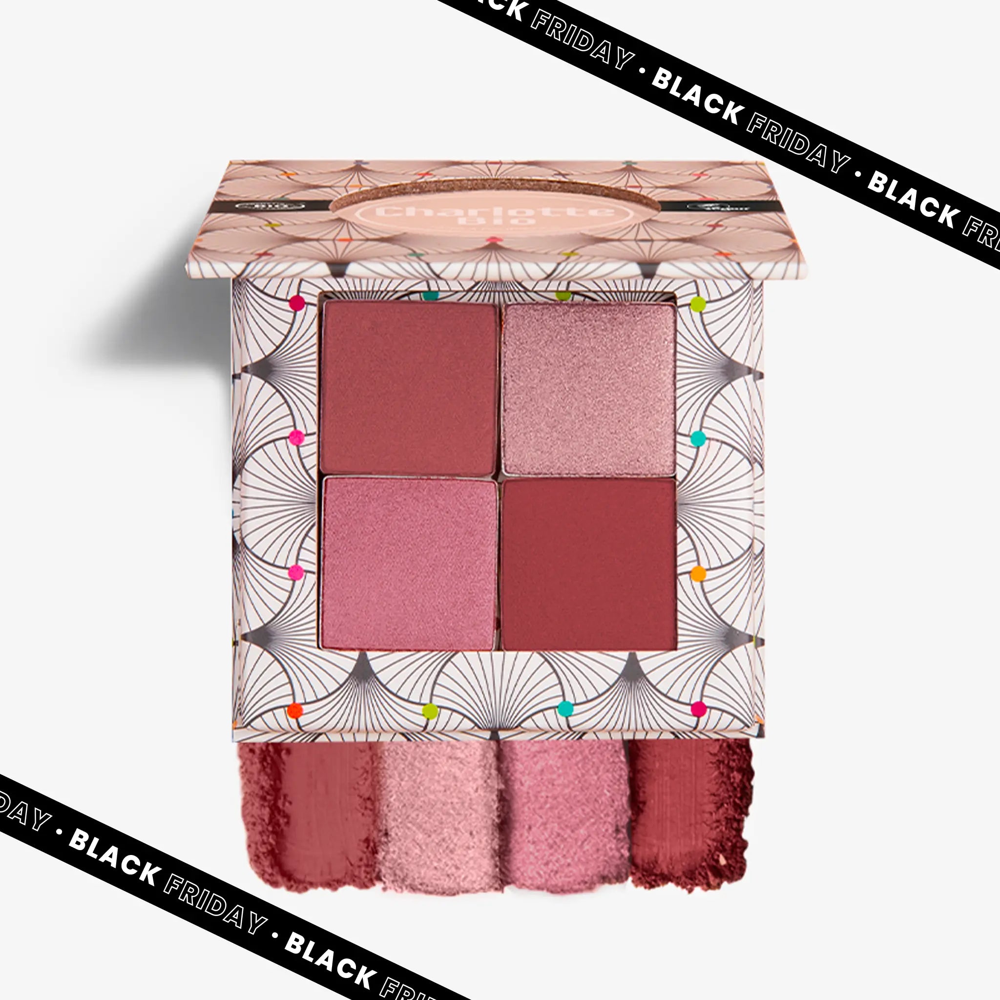 Paleta de 4 sombras de ojos ecológicas - Girly