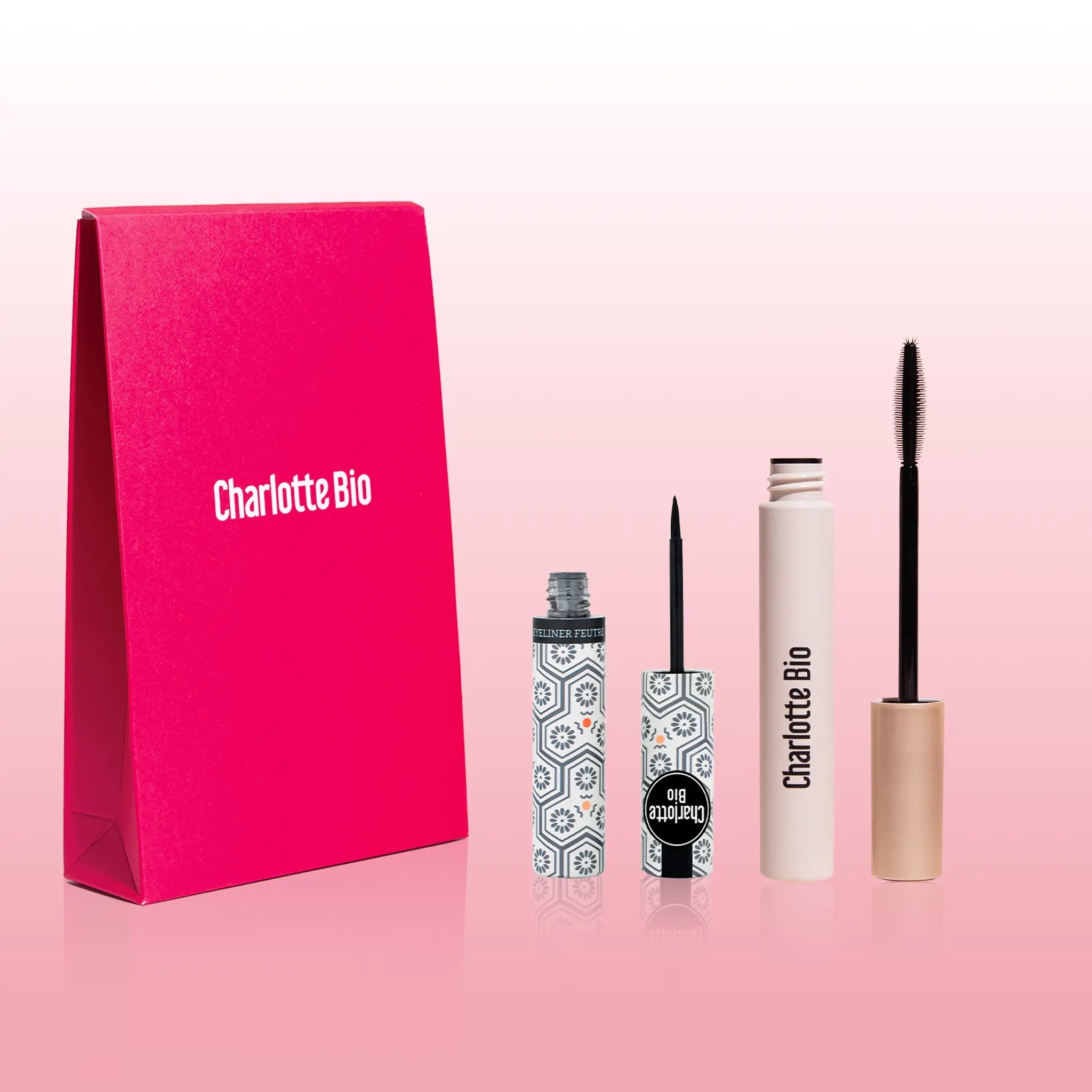 2025-29 - Dúo de eyeliner negro y máscara de pestañas - Charlotte Bio